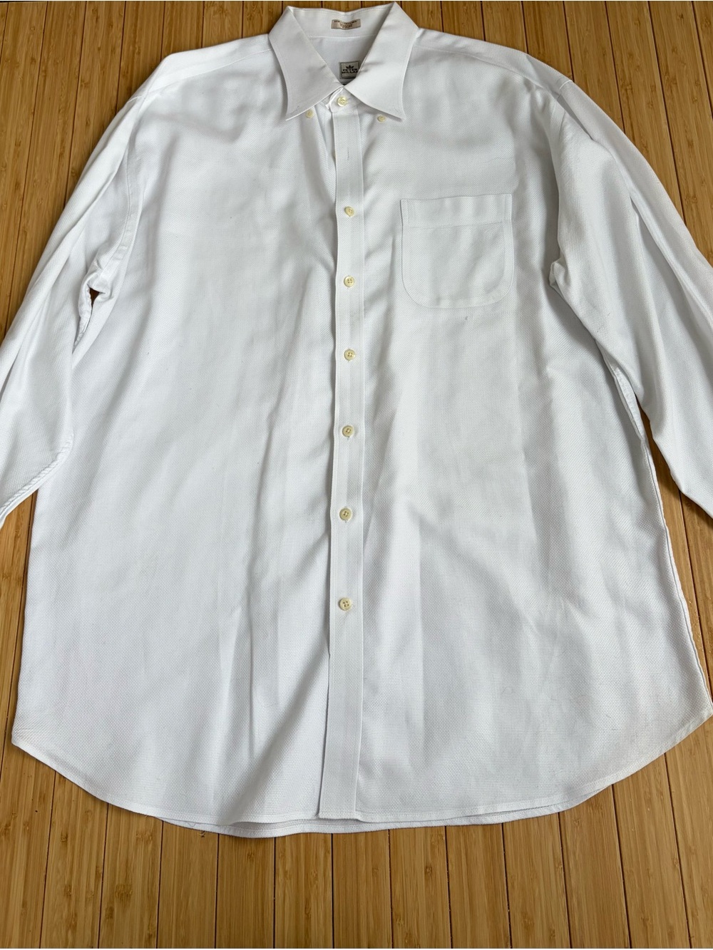Peter Millar NanoLux Men's White Button-Up Shirt - XXL